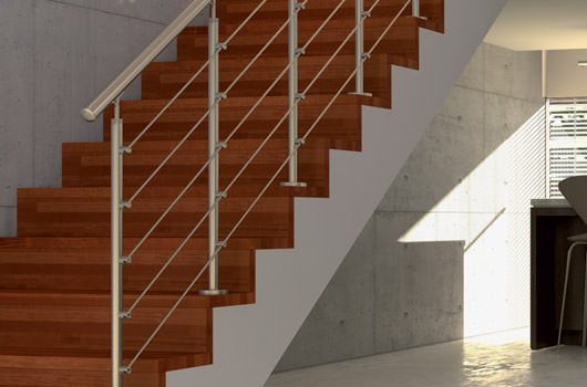 Barandillas de escaleras, barandas de escaleras de madera - Escaleras Rintal